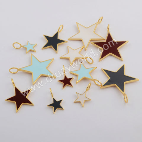 Star Gold Plated Rainbow Pendant WX1102