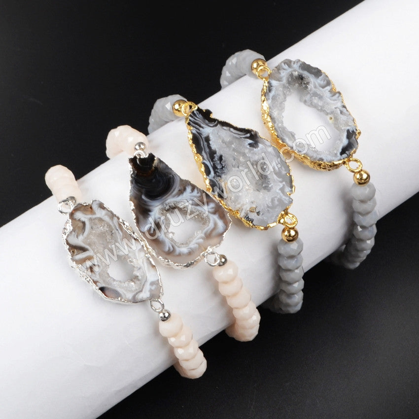 Natural Onyx Agate Beads Bracelet,Onyx Bracelet For Women
