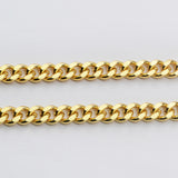 16 Feet Gold Plated Brass Thick Cable Chain, For Necklace Bracelet Jewelry Making, Wholesale Supply PJ489