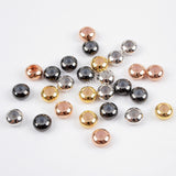 50 pcs Wholesale Slider Clasps Round Beads With Rubber PJ086