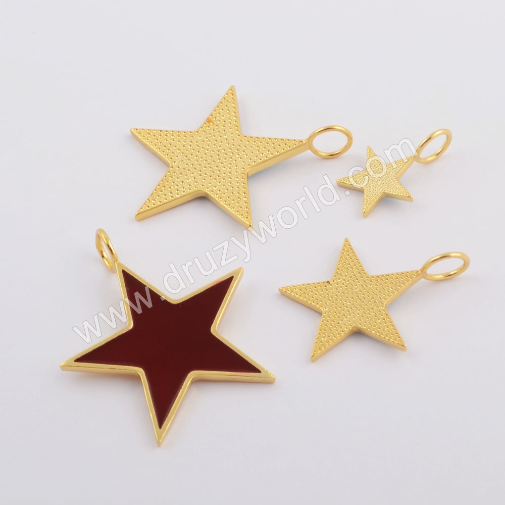 Star Gold Plated Rainbow Pendant WX1102