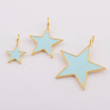 Star Gold Plated Rainbow Pendant WX1102