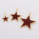 Star Gold Plated Rainbow Pendant WX1102