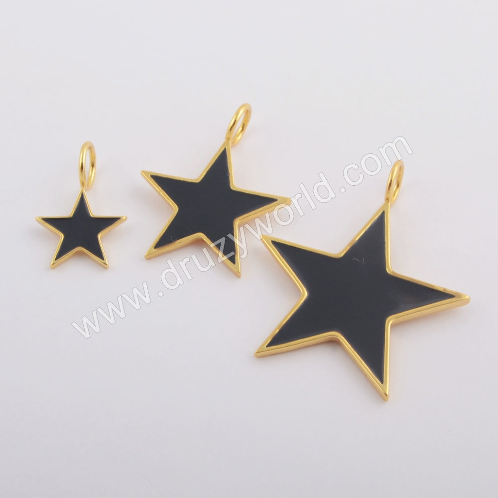 Star Gold Plated Rainbow Pendant WX1102