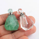 Gemstone Silver Perfume Bottle Connector (Really Can Hold Perfume)