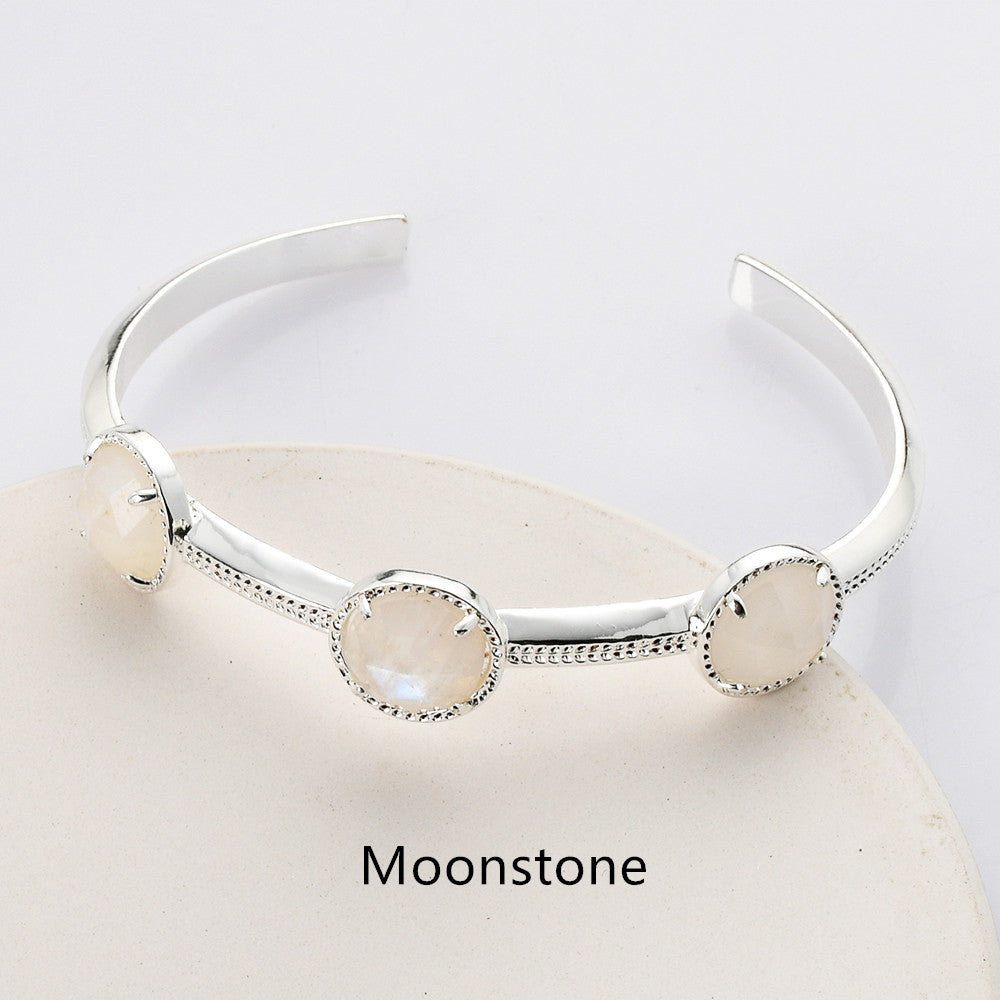 moonstone bracelet,  gemstone bracelet