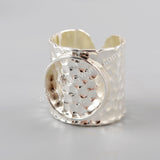 Brass Round Blank Ring Base PJ114-G