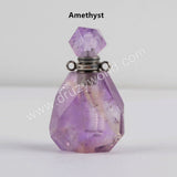 Gemstone Silver Perfume Bottle Connector (Really Can Hold Perfume)