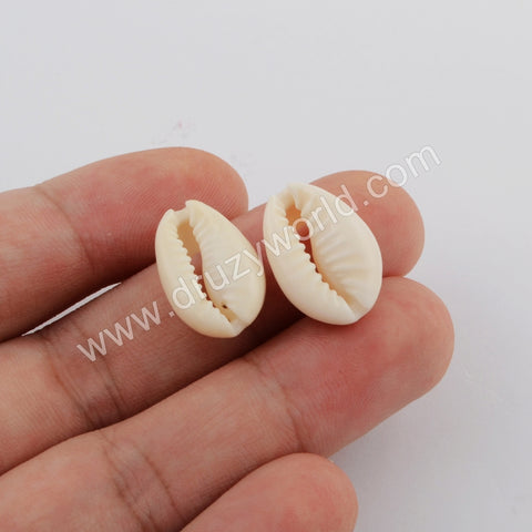 Cowrie Shell Fossil Beads G1758