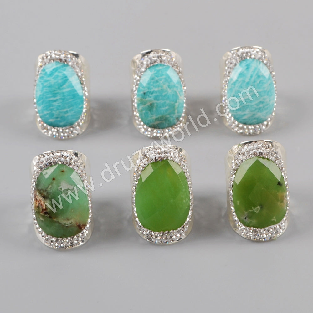 natural amazon and Australian jade stone jewelry of wholesale