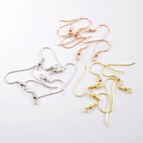5pairs/lot,Gold Plated 925 Sterling Silver Fish Hook PJ154