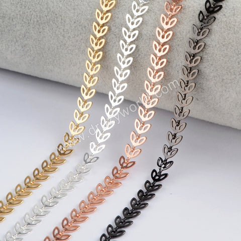 Brass Metal Fishtail Chain PJ089