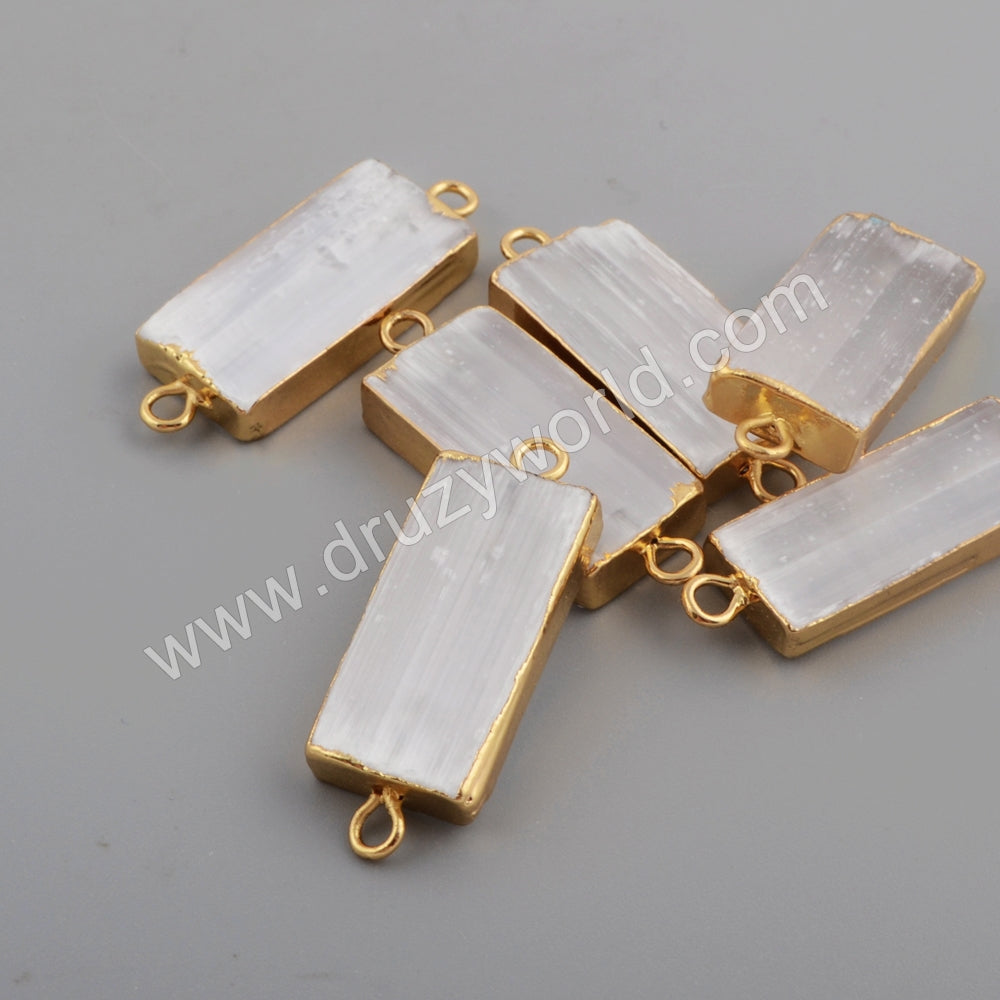 Rectangle Connector Gold