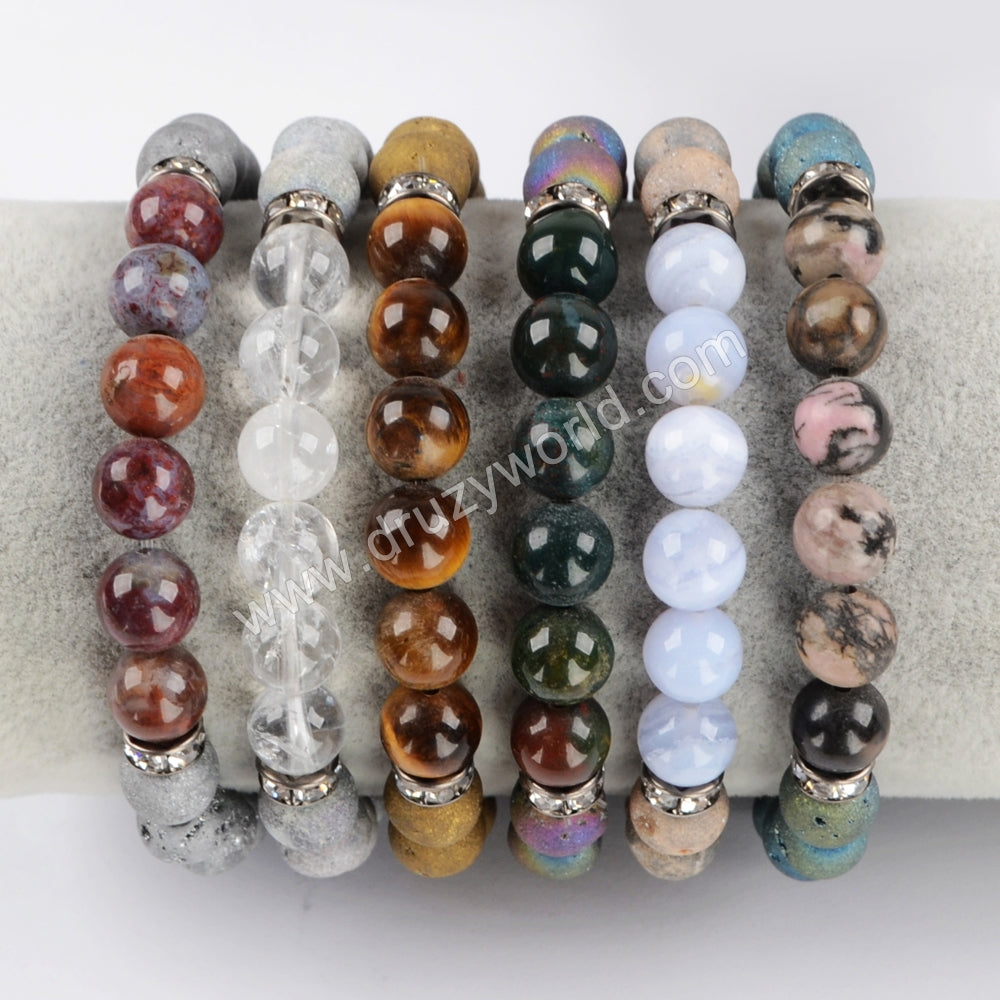 Gemstones Beads Bracelet