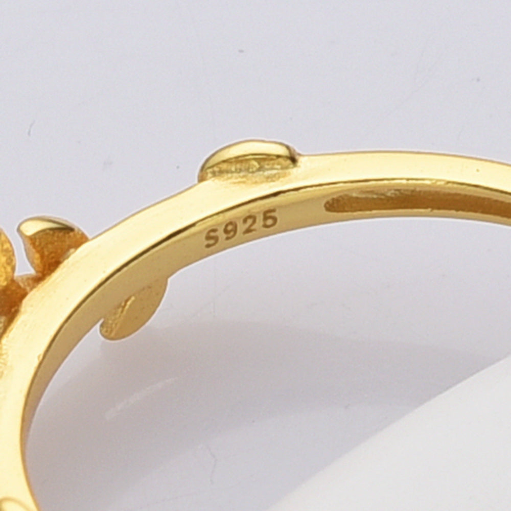 925 Sterling Silver Adjustable Supple Ring Bracelet
