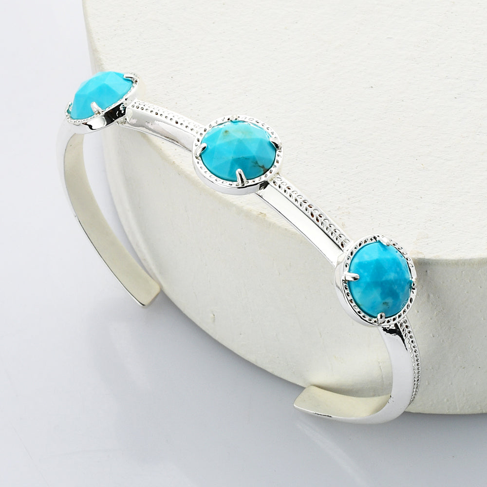 turquoise bracelet, gemstone bracelet