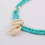 Cowrie Shell Freedom Beads Chocker WX1079