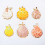 Gold Plated Rainbow Scallops Pendant G1696