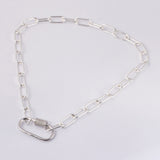 Big Chain Choker Necklace Summer Trend HD0351