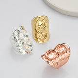 Wholesale Gold Plated Brass Ring Settings, Blank Fits 10mm Round Stones, Open Band Ring Findings, For Jewelry Making PJ029-New