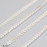 1 Meter Gold Plated Brass Fishtail Chain, Chevron Chain Findings PJ071