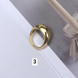 Gold Plated Open Adjustable Ring AL362