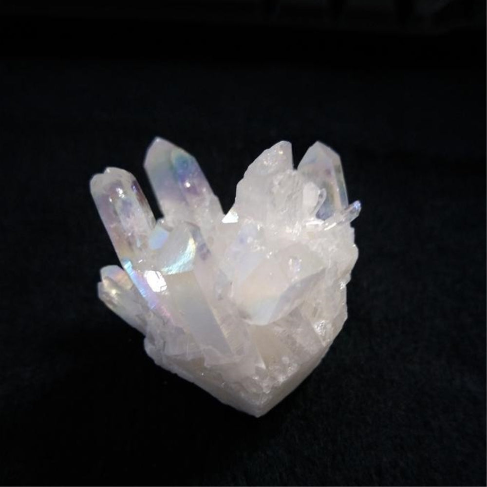 Aura Crystal Cluster,White Aura Quartz,Raw Angel Aura White Opal Crystal,Crystals and Stones,Raw Angel Aura Cluster,Aura Crystal