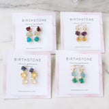 Gold Claw Raw Multi Gemstone Chips Dangle Earrings, Birthstone Earrings, Healing Crystal Post Earrings, Unique Jewelry BT012