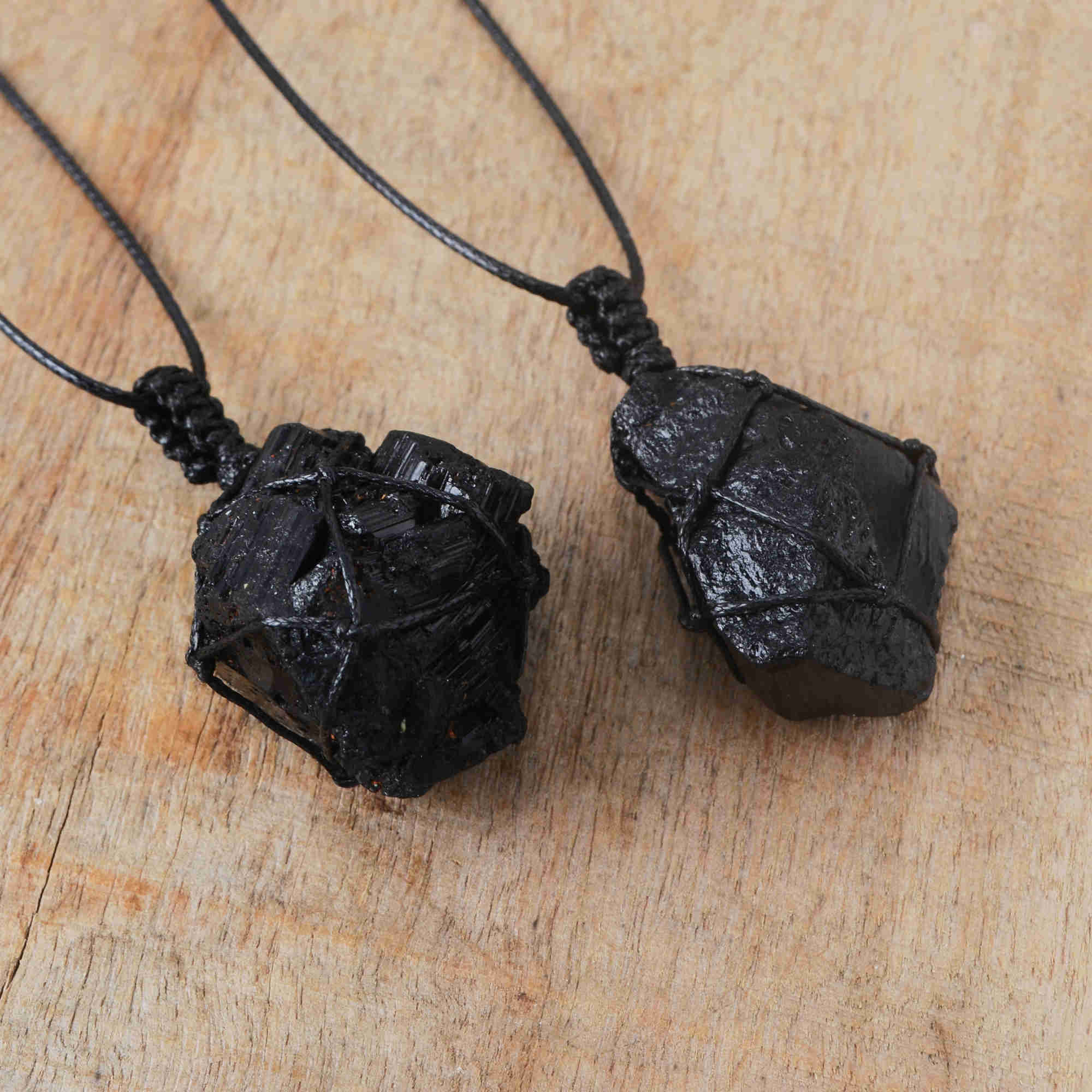 black obsidian necklace, wrap necklace, handmade necklace, healing crystal stone necklace, gemstone jewelry, wholesale supply