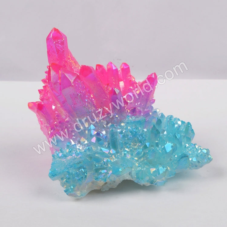pink and blue Crystal Cluster