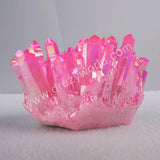 5pieces/lot,Hot pink Crystal Cluster