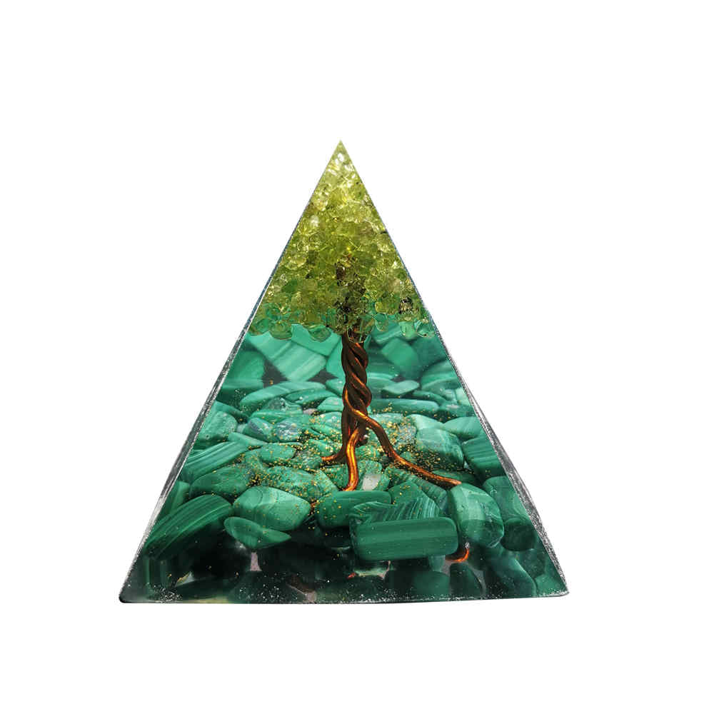 Green Lift Tree Crystal Organ Pyramid AL250