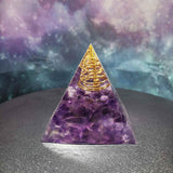 Purple Amethyst Organ Pyramid AL255