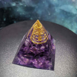 Purple Amethyst Organ Pyramid AL255