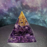 Purple Amethyst Organ Pyramid AL255